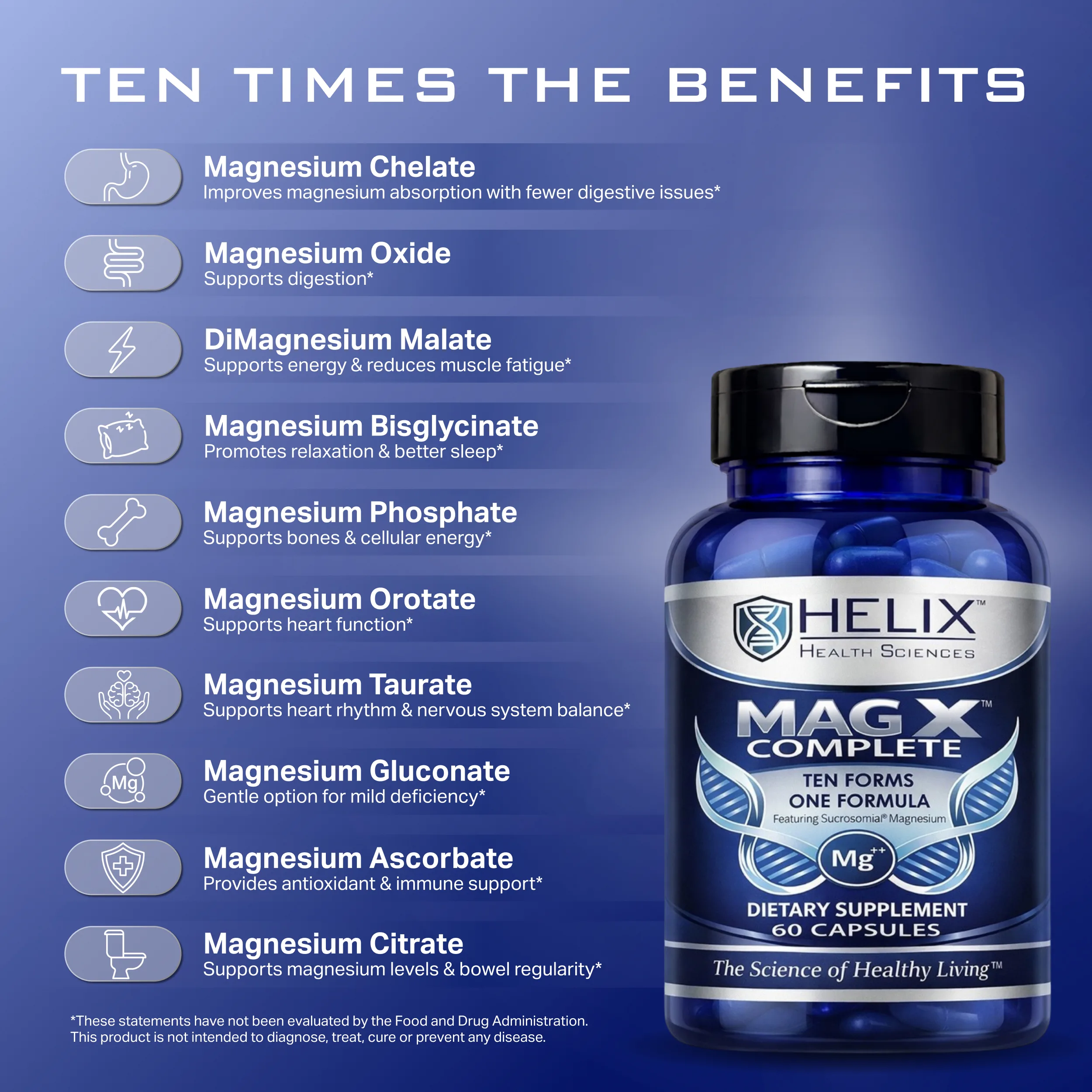 Mag X Complete ten forms benefits